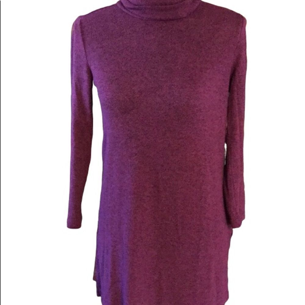 Old Navy XS Wine Colored Turtleneck Long Top